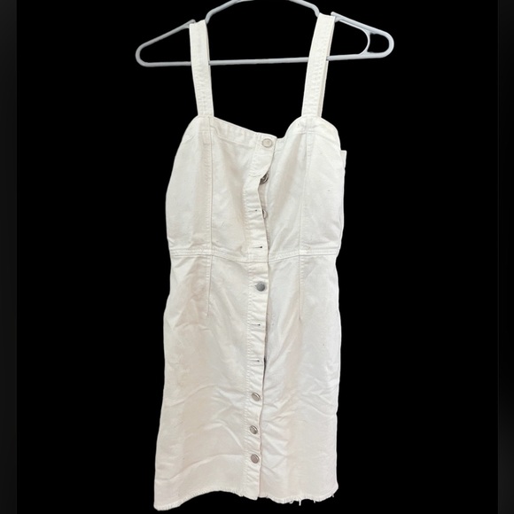 VOLCOM White Denim Dress - Picture 1 of 4